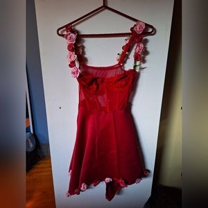 Red Rose Dress